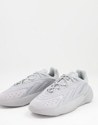 adidas Originals Ozelia trainers in triple grey - ASOS Price Checker