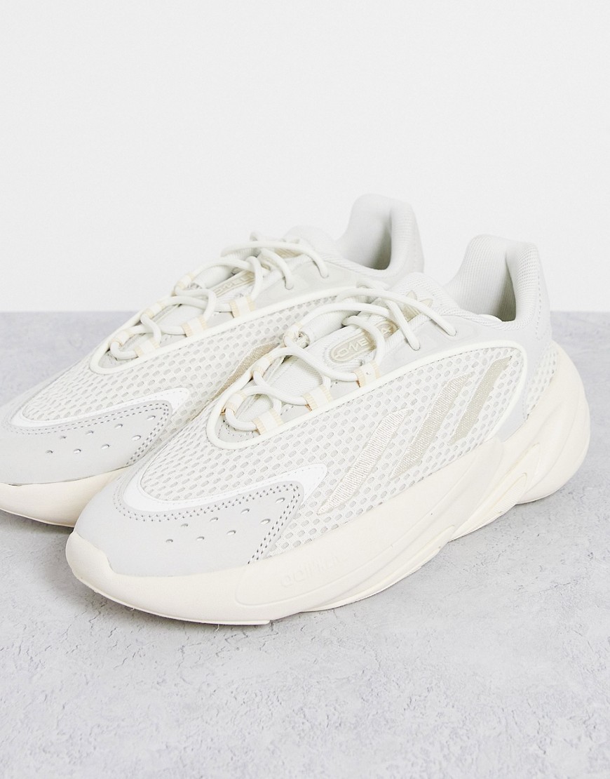 Sneackers Bianco donna adidas Originals - Ozelia - Sneakers bianco sporco con dettagli beige