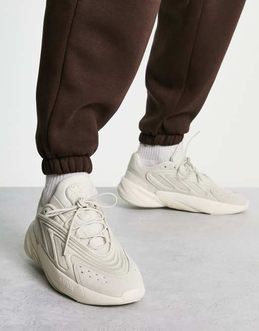 afschaffen Oordeel Een bezoek aan grootouders adidas Originals Ozelia sneakers in alumina beige and ecru tint | ASOS