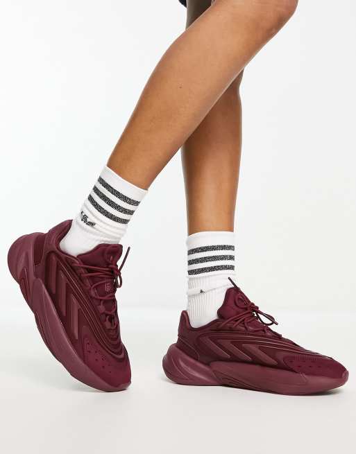 Womens burgundy hot sale adidas