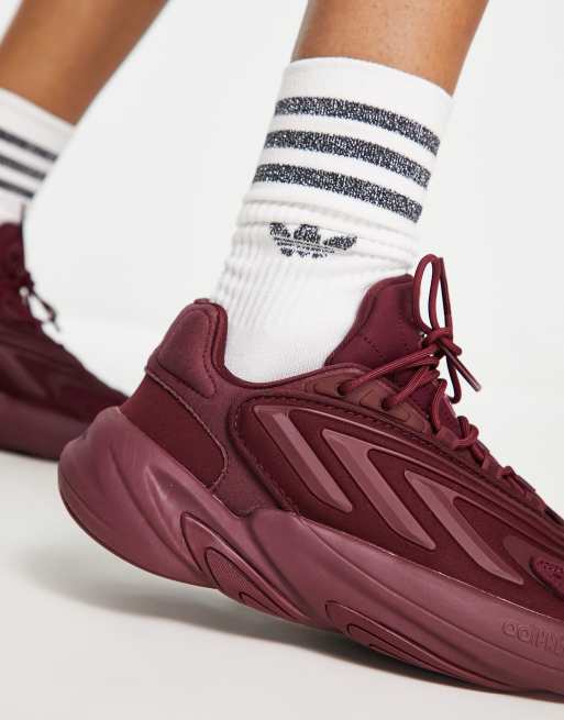 Burgundy sneakers hot sale adidas