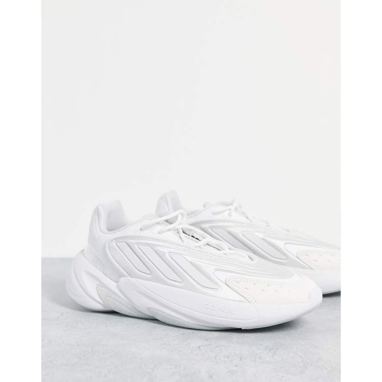 adidas Originals Ozelia sneakers in triple white