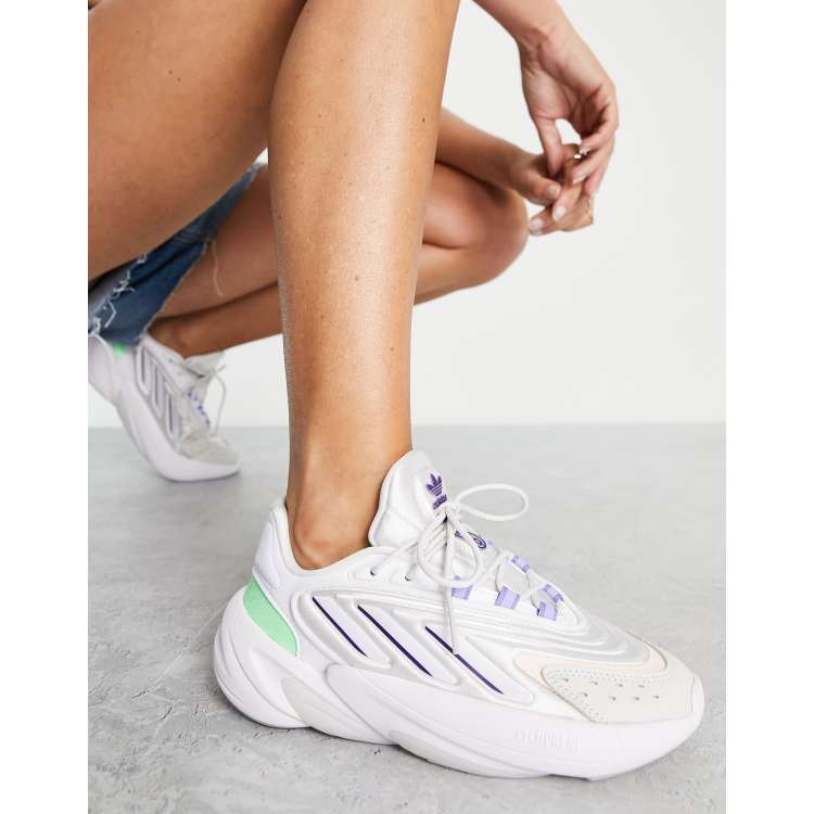 adidas originals white ozelia sneakers