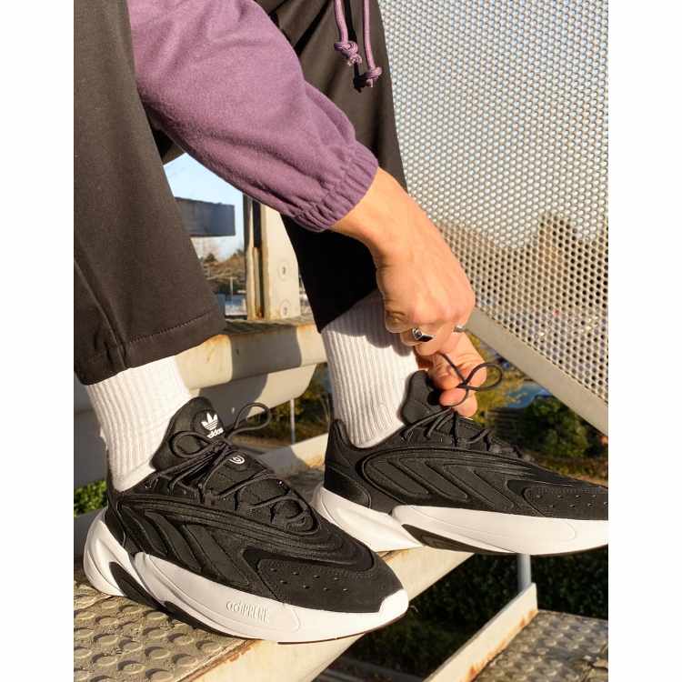 adidas Originals Ozelia trainers in black and white | ASOS