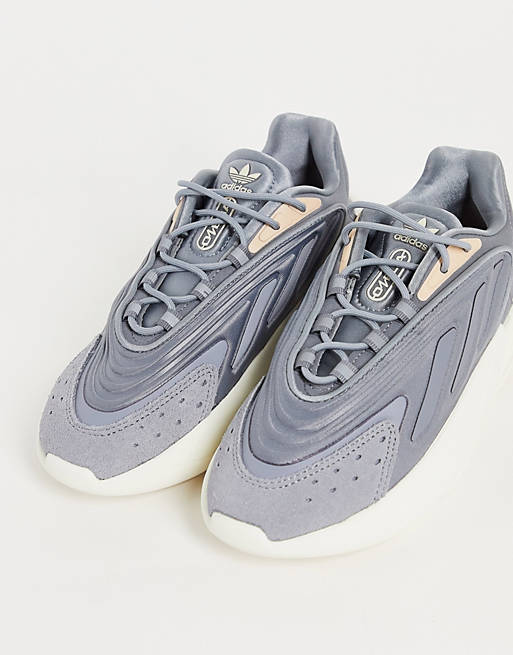  Trainers/adidas Originals Ozelia trainers in grey 