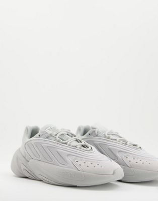 adidas Originals Ozelia trainers in triple grey - ASOS Price Checker