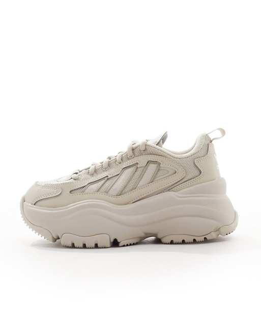 adidas Originals Ozgaia chunky trainers in triple beige