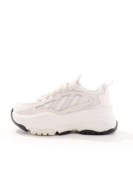 Adidas chunky white trainers online