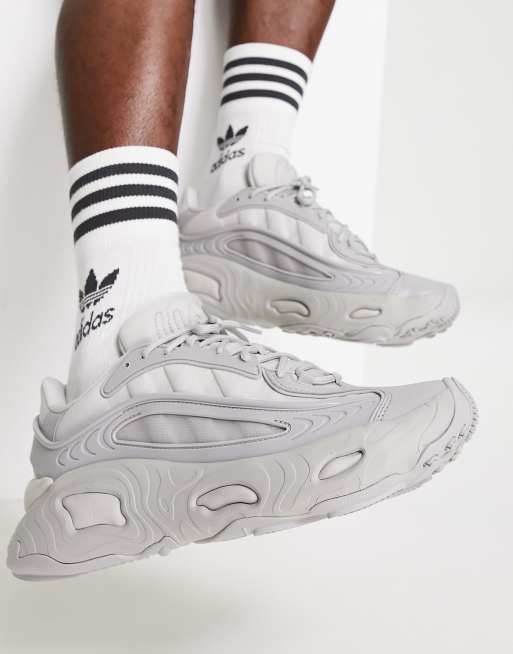 adidas Originals – Oznova – Buty sportowe w trzech odcieniach szarości