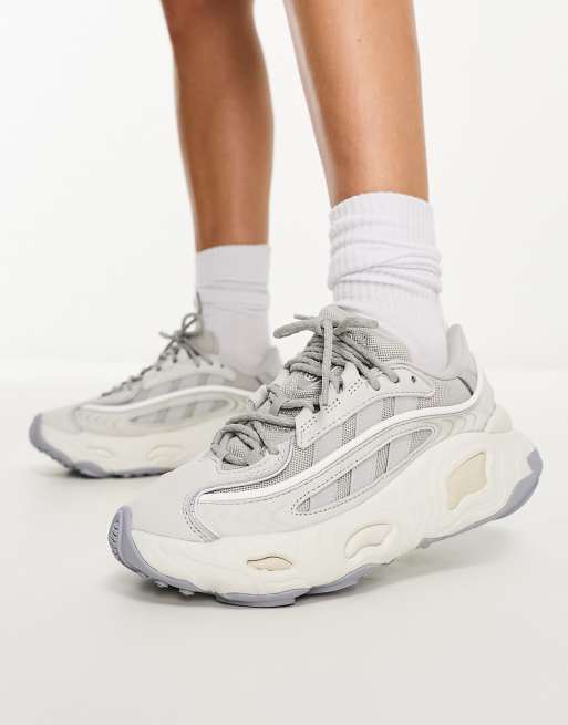 adidas Originals Oznova sneakers in grey and white