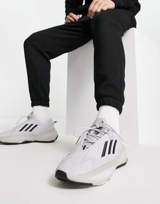 Afstoten atomair Apt adidas Originals Ozrah sneakers in solid gray | ASOS