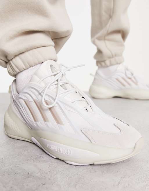 adidas Originals Ozrah sneakers in triple white