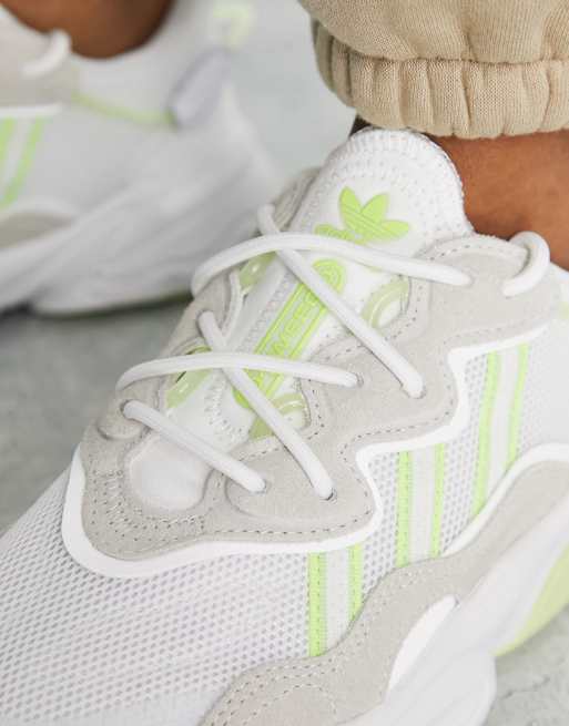 adidas Originals Ozweego Baskets d tails citron vert Blanc