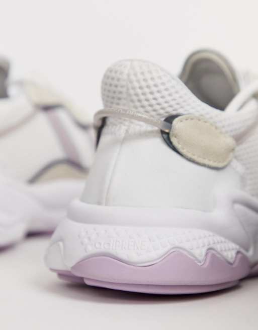 adidas Originals Ozweego Baskets Blanc et violet ASOS