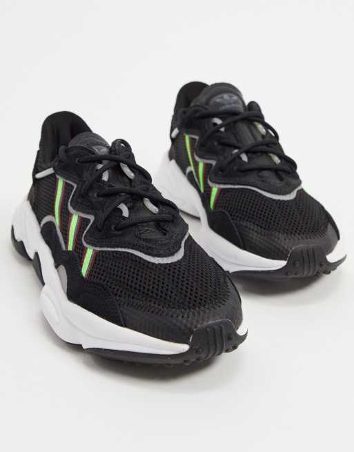 Ozweego noir outlet vert