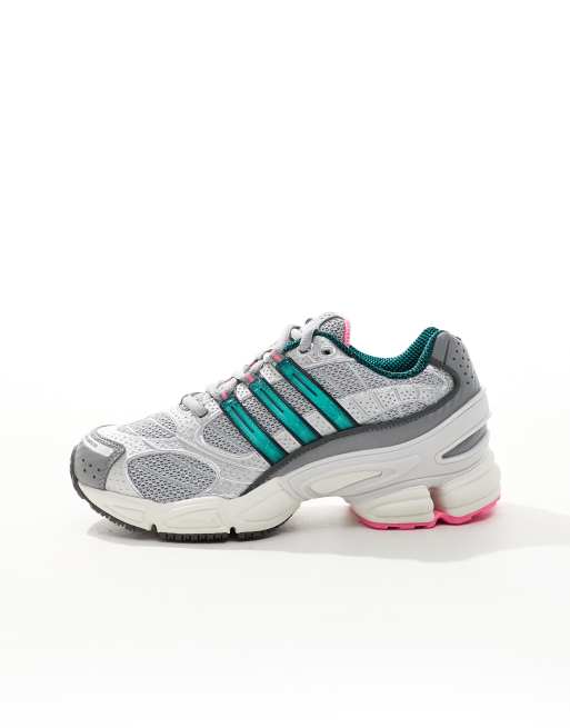 adidas gazelle silver green womens adidas Originals OZWEEGO W