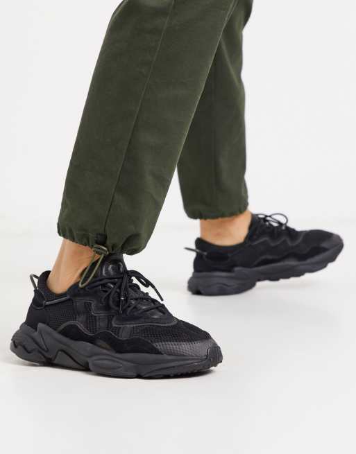 Adidas originals ozweego all black hotsell