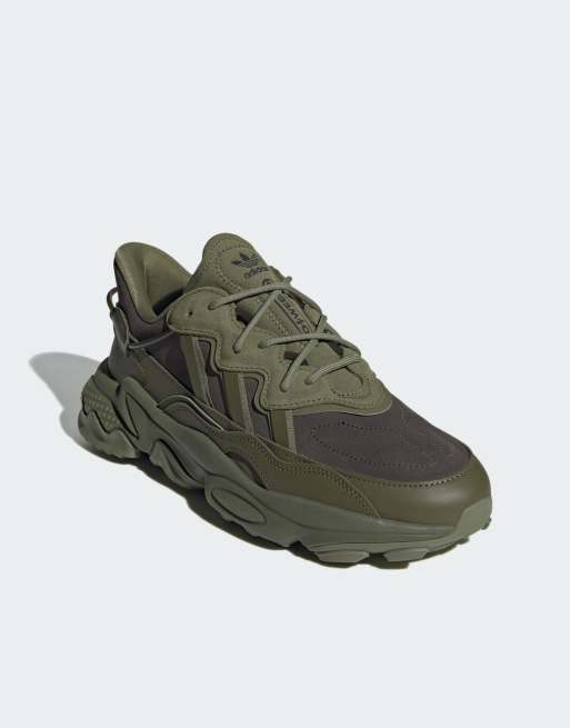 Adidas ozweego black green best sale