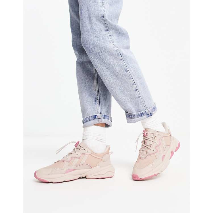 Adidas originals ozweego beige red sale