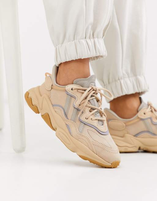 adidas OZWEEGO Shoes - Beige, Women's Lifestyle