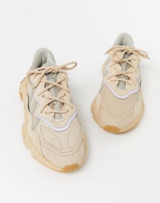 adidas originals ozweego sneakers in beige