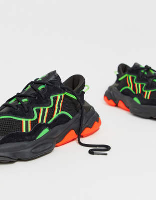 adidas ozweego black orange