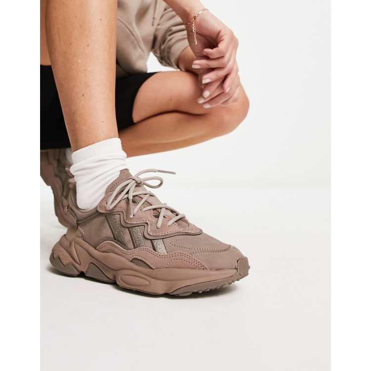 adidas Originals Ozweego sneakers in brown