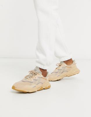 ozweego shoes beige