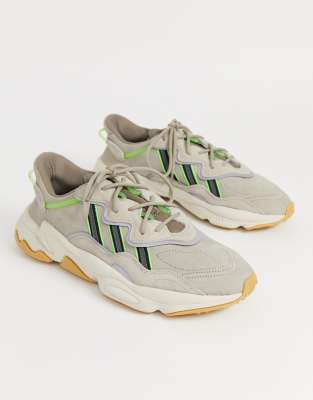 adidas originals ozweego trainers in chalk