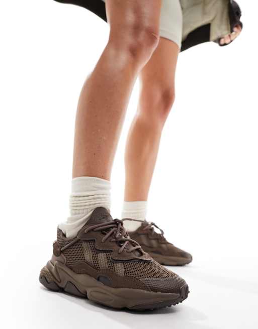 adidas Originals Ozweego sneakers in dark brown ASOS
