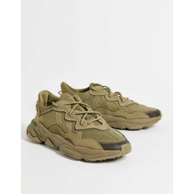 adidas Originals Ozweego Sneakers in kaki ASOS