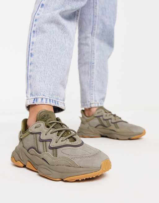 adidas Originals Ozweego sneakers in khaki | ASOS