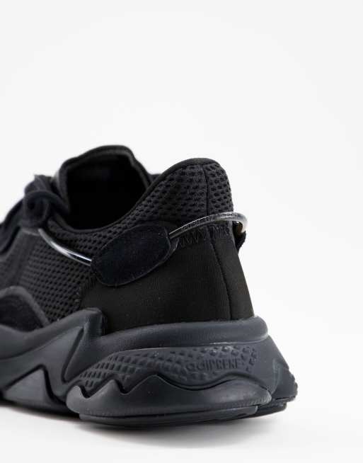 adidas Originals Ozweego sneakers in triple black | ASOS