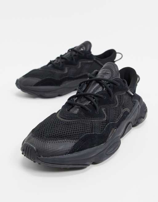 adidas Originals Ozweego sneakers in triple black ASOS