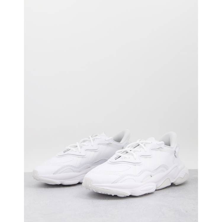 adidas Originals ozweego sneakers in triple white ASOS