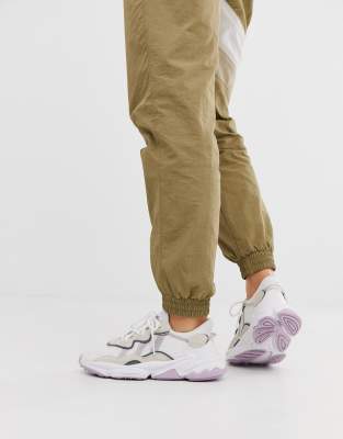 khaki ozweego trainers