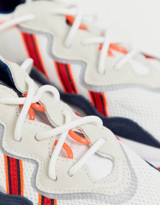 Adidas ozweego blanche online orange