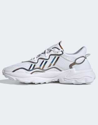 adidas originals white ozweego sneakers