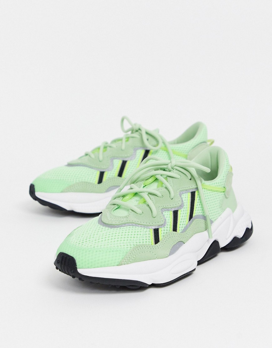 Adidas Originals - Ozweego - Sneakers verde fluo