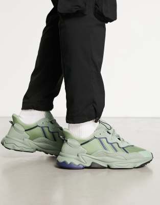 adidas Originals Ozweego trainers in green ASOS