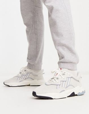 adidas Originals Ozweego trainers in off white and blue - ASOS Price Checker