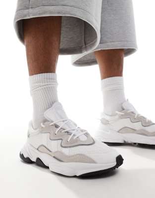 adidas Originals Ozweego trainers in off white and grey