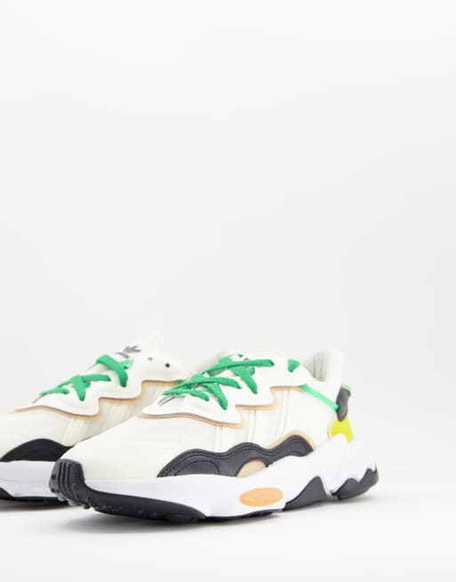 ozweego trainers crystal white off white