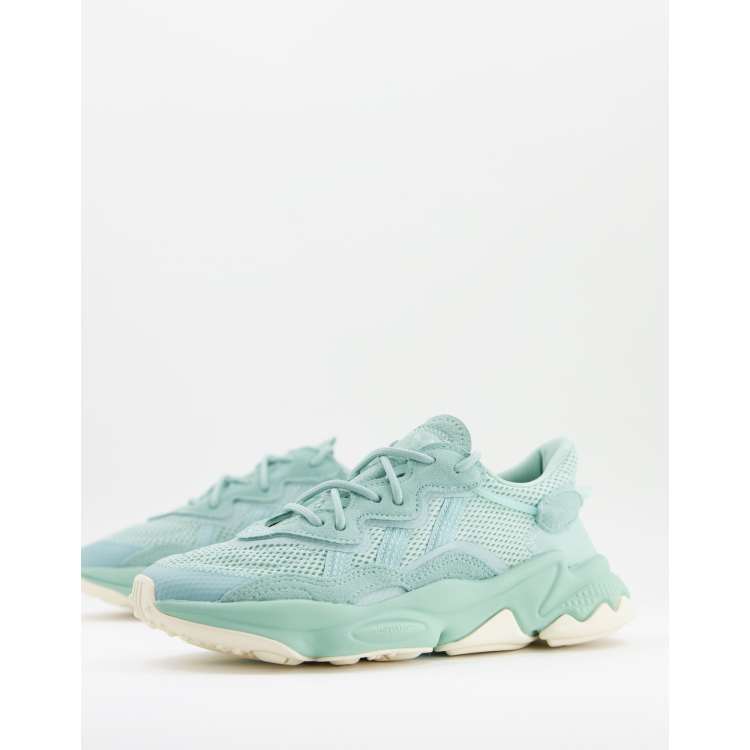 adidas Originals Ozweego trainers in pale green ASOS