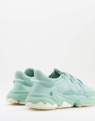 pale green trainers