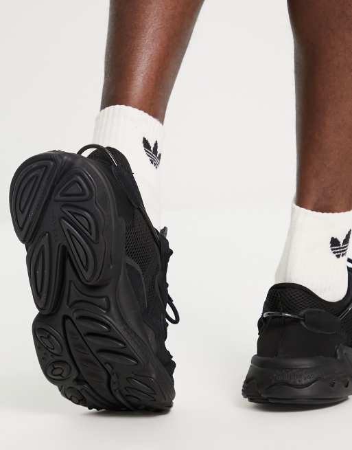 adidas Originals Ozweego trainers in triple black ASOS