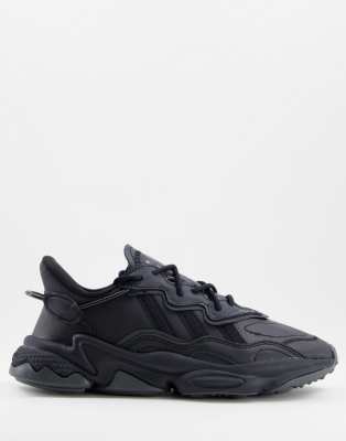 adidas Originals Ozweego trainers in triple black - ASOS Price Checker