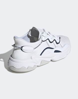white ozweego trainers