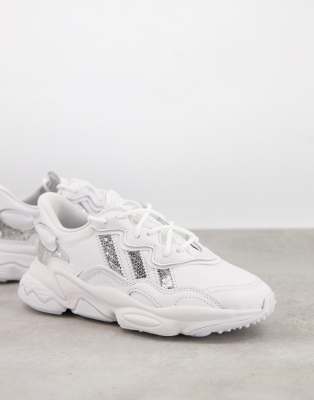adidas originals ozweego trainers in white