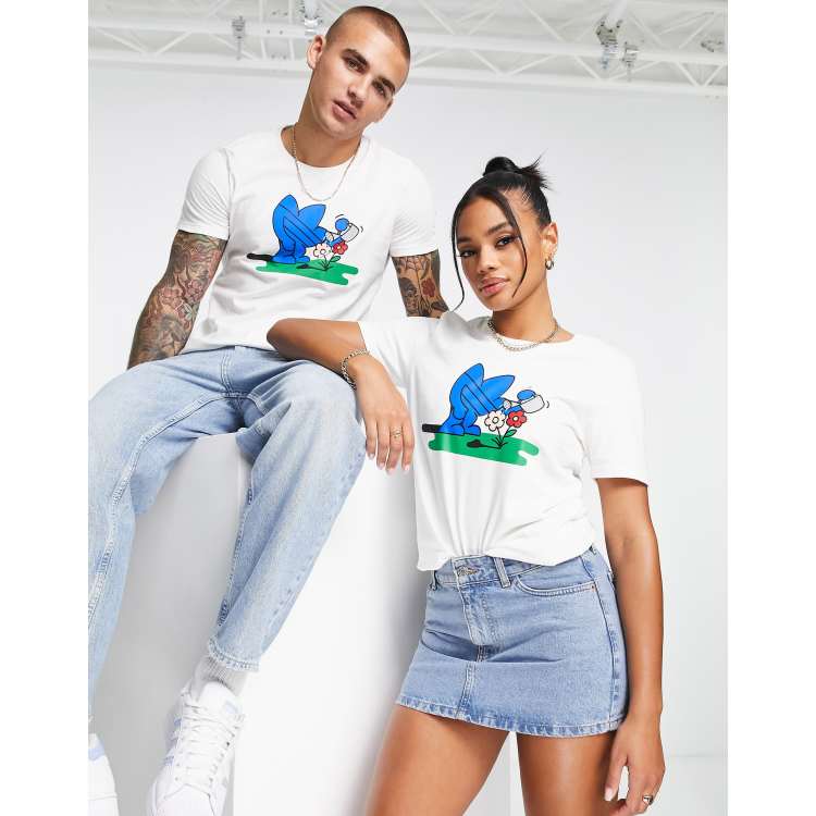 Adidas couple shop t shirts